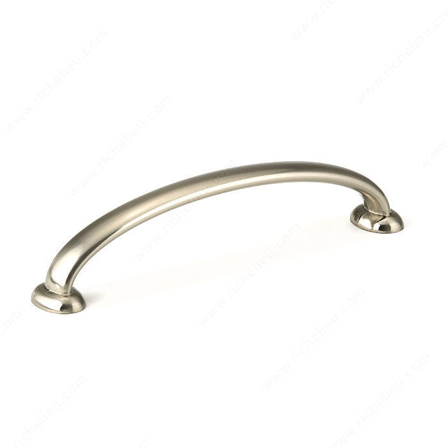 Richelieu 5127896195 Traditional Metal Pull - 5127, Brushed Nickel, 3 25/32 in, 4 13/32 in
