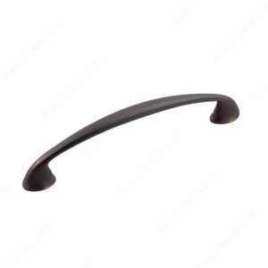 Richelieu BP41296BORB Modern Metal Pull - 4129, Brushed Oil-Rubbed Bronze