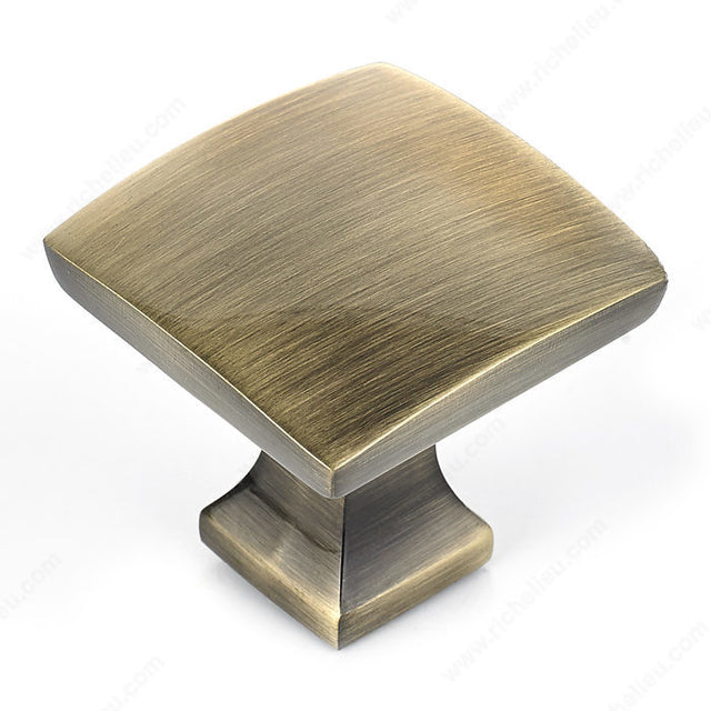 Richelieu BP76533AE Transitional Metal Knob - 7653, Antique English