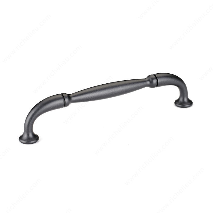 Richelieu BP2373796906 Traditional Metal Pull - 237, Anthracite, 3 25/32 in, 4 11/32 in