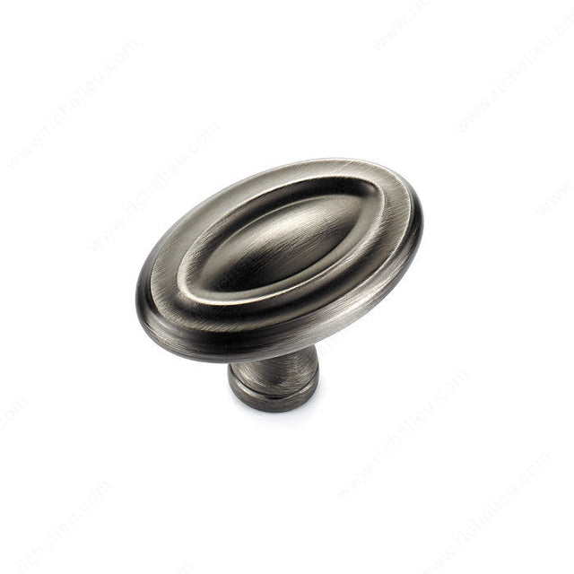 Richelieu BP74043143 Traditional Metal Knob - 7404, Antique Nickel