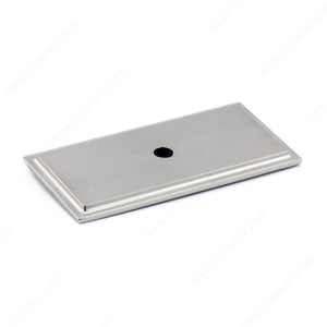 Richelieu BP1045195 Transitional Metal Backplate for Knob - 1045, Brushed Nickel