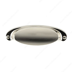 Richelieu BP21064180 Modern Metal Pull - 2106, Polished Nickel