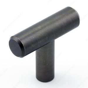 Richelieu BP30540143 Modern Steel Knob - 305, Antique Nickel