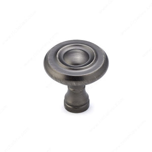 Richelieu BP74032143 Traditional Metal Knob - 740, Antique Nickel