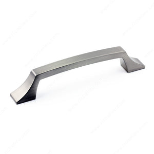 Richelieu BP765128195 Transitional Metal Pull - 765, Brushed Nickel, 5 1/32 in, 6 17/32 in, 3/4 in, 8/32 in (Included)