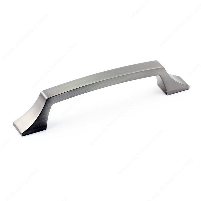 Richelieu BP765128195 Transitional Metal Pull - 765, Brushed Nickel, 5 1/32 in, 6 17/32 in, 3/4 in, 8/32 in (Included)