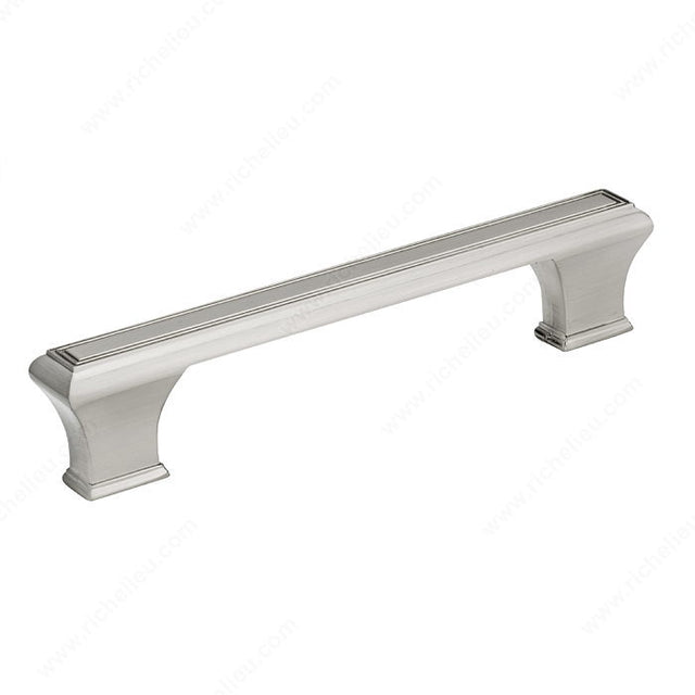 Richelieu BP775128195 Traditional Metal Pull - 7759, Brushed Nickel, 5 1/32 in, 6 7/32 in