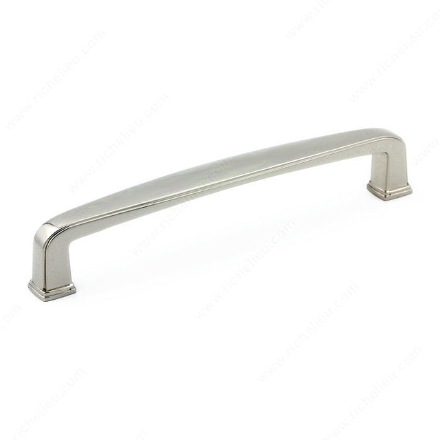 Richelieu BP81076180 Transitional Metal Pull - 810, Polished Nickel, 3 in, 3 1/2 in