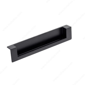 Richelieu BP897128195 Modern Recessed Metal Pull - 8971, Brushed Nickel
