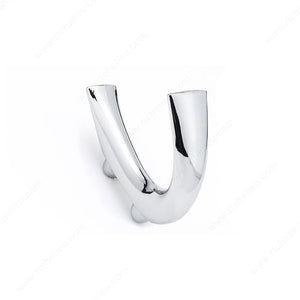Richelieu BP84965140 Modern Metal Hook - 8496, Chrome