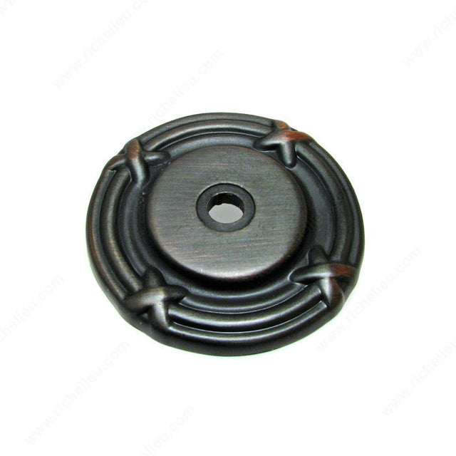 Richelieu BP82917BORB Traditional Metal Rosette for Knob - 8291