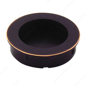 Richelieu BP72260BORB Modern Recessed Metal Pull - 7226, Brushed Oil-Rubbed Bronze