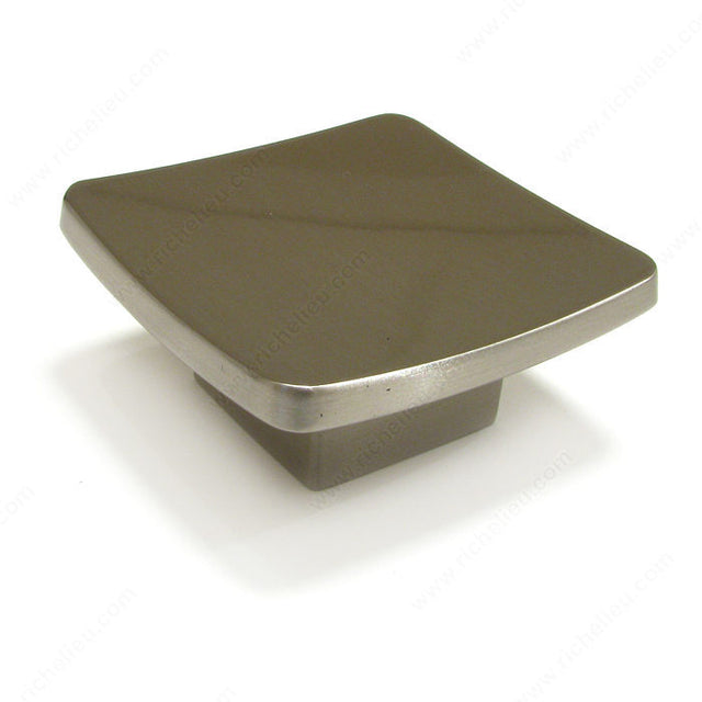 Richelieu 136545195 Modern Metal Knob - 136, 1 25/32 in, 1 25/32 in