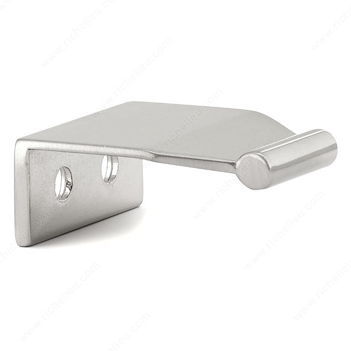 Richelieu BP386216195 Modern Metal Edge Pull - 3862, Brushed Nickel, Wood Screw (Included)