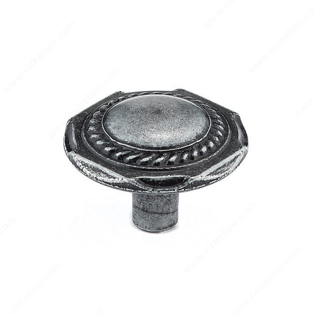 Richelieu BP2390332907 Traditional Metal Knob - 2390, Wrought Iron