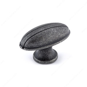 Richelieu BP391299903 Traditional Metal Knob - 3912, Antique Iron