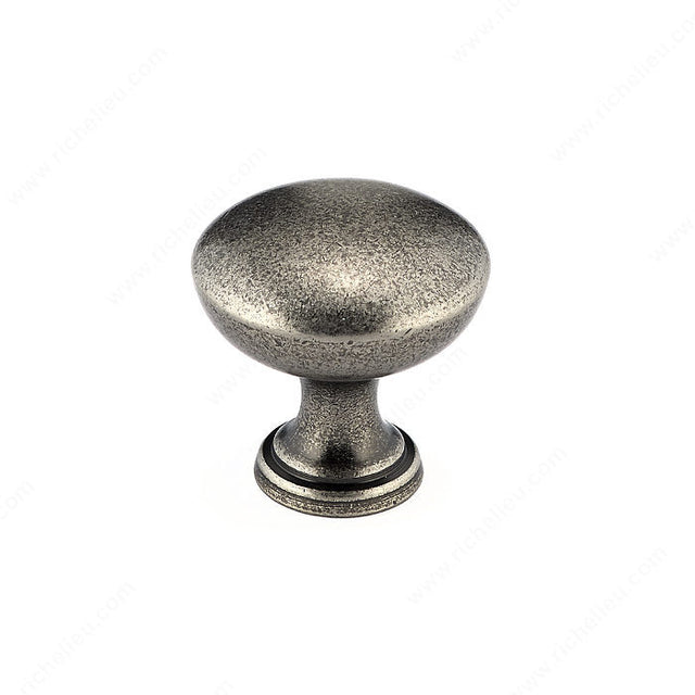 Richelieu BP2391230142 Traditional Metal Knob - 2391, Pewter