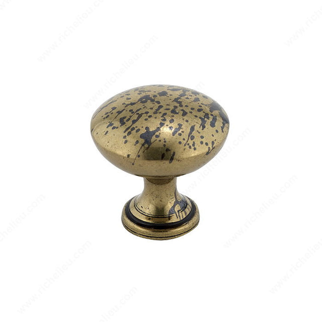 Richelieu BP2391230163 Traditional Metal Knob - 2391, Oxidized Brass