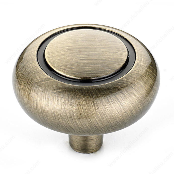 Richelieu BP209AE Traditional Metal Knob - 209, Antique English