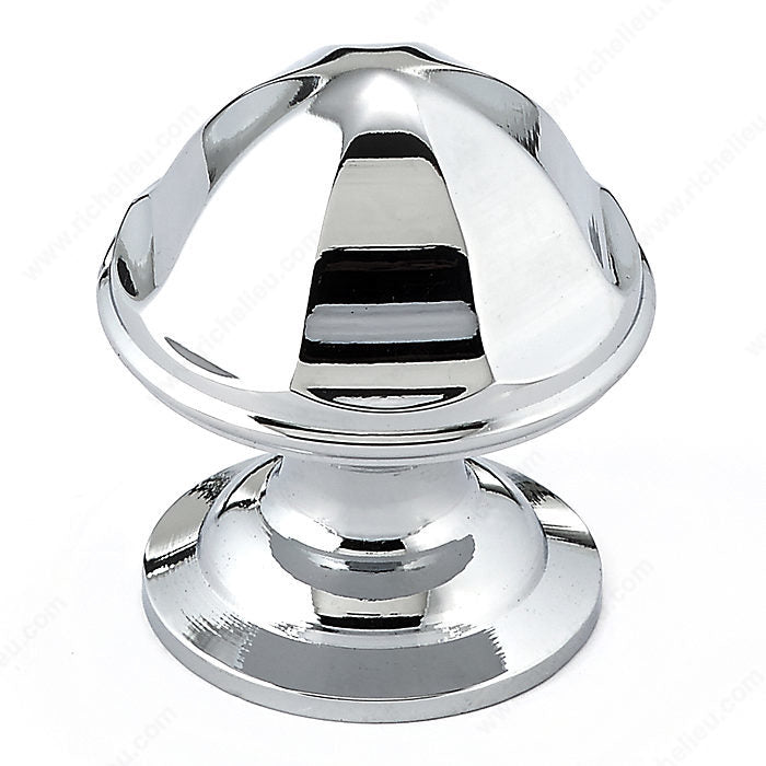 Richelieu BP50128140 Modern Brass Knob - 501, Chrome