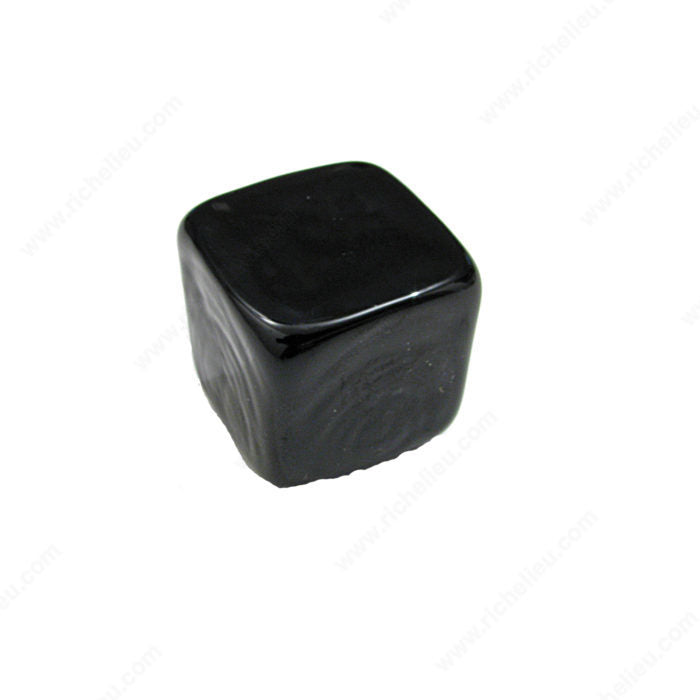 Richelieu 77882590 Modern Glass Knob - 778, Black