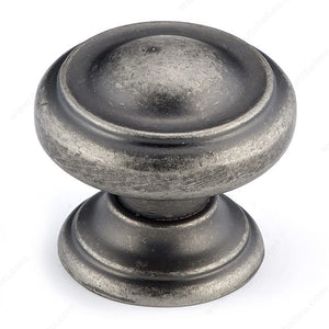 Richelieu BP8632142 Traditional Metal Knob - 8632, Pewter
