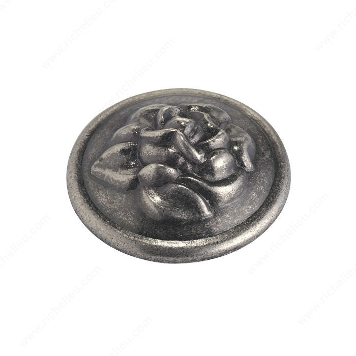 Richelieu BP46853142 Traditional Metal Knob - 4685, Pewter