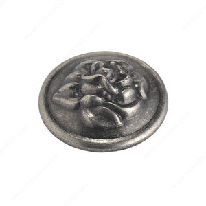 Richelieu BP46853142 Traditional Metal Knob - 4685, Pewter