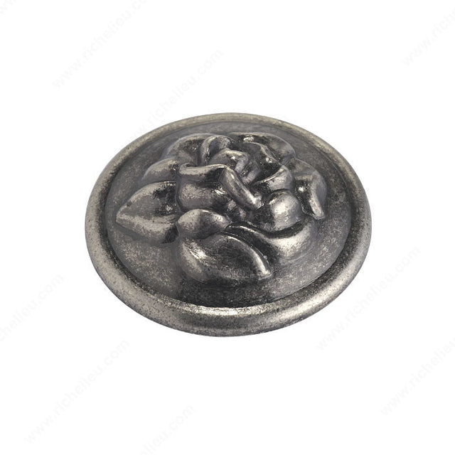 Richelieu BP46853142 Traditional Metal Knob - 4685, Pewter