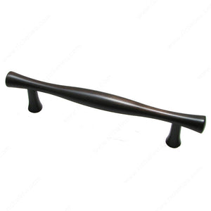 Richelieu BP9161196BORB Traditional Metal Pull - 9161, Brushed Oil-Rubbed Bronze
