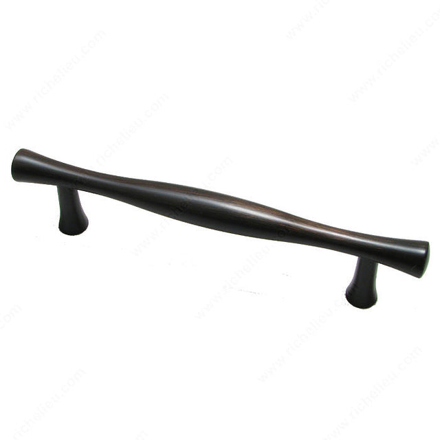 Richelieu BP9161196BORB Traditional Metal Pull - 9161, Brushed Oil-Rubbed Bronze