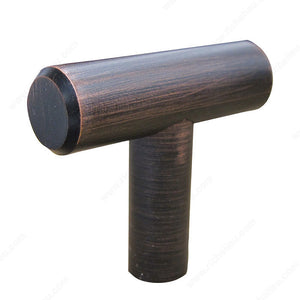 Richelieu BP30540BORB Modern Steel Knob - 305, Brushed Oil-Rubbed Bronze