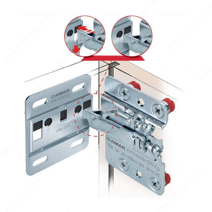 Richelieu 897122G Suspension Plate