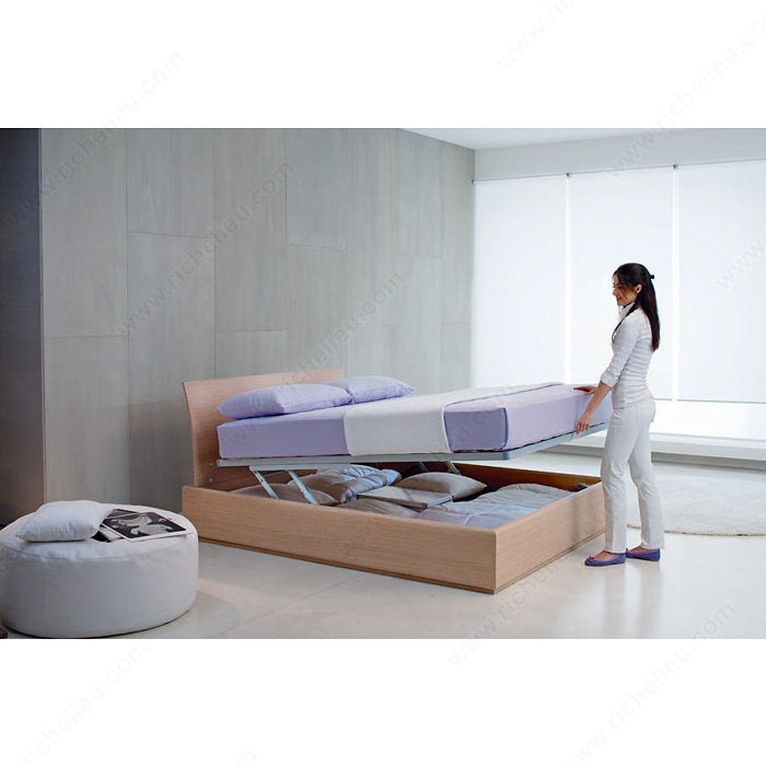 Richelieu XULT54LM Lift Mechanism and Hardware for Bed with Storage Unit, 110 lb, Double (54 in x 75 in)