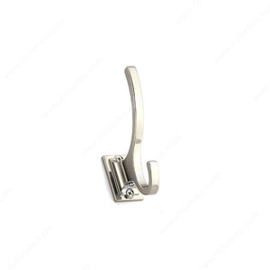 Richelieu RH1233021195 Transitional Metal Hook - 1233, Brushed Nickel