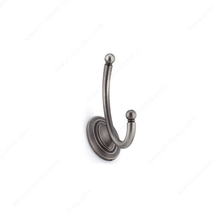 Richelieu RH1403021143 Classic Metal Hook - 1403, Antique Nickel