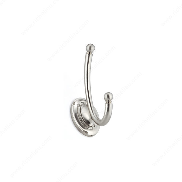 Richelieu RH1403021195 Classic Metal Hook - 1403, Brushed Nickel