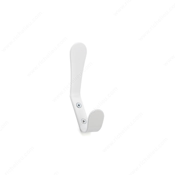 Richelieu RH125302130 Modern Metal Hook - 1253, White, Metal