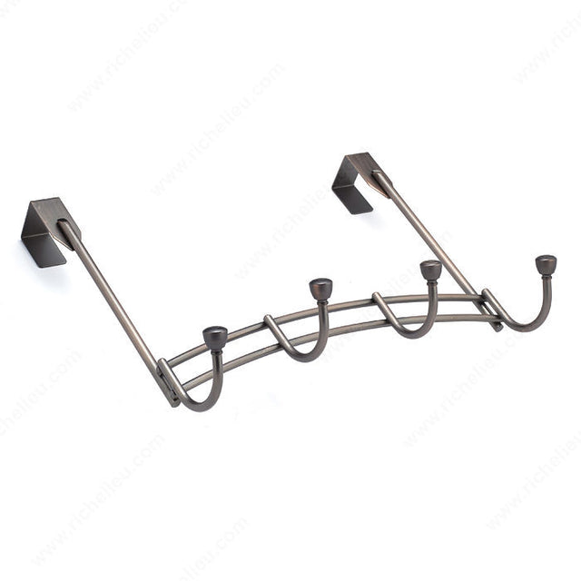 Richelieu RH1382204BORB Modern Over-the-door Hook - 1382, Brushed Oil-Rubbed Bronze