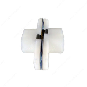 Ceam 49930180 Plastic Concealed Hinge with 180° Opening Angle, Nickel