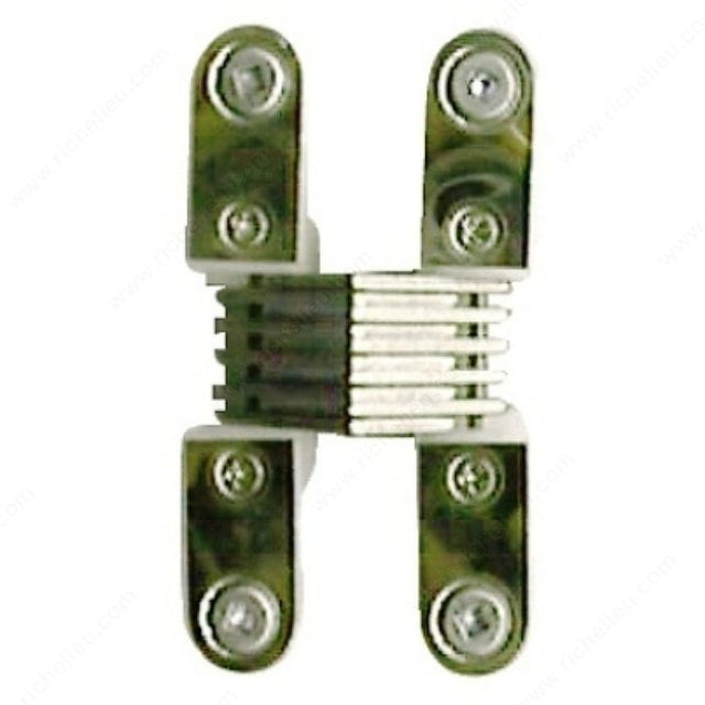 Ceam 49930180 Plastic Concealed Hinge with 180° Opening Angle, Nickel