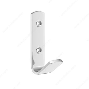 Richelieu RH2112016900 Utility Metal Hook - 76, Matte Black, 1 3/8 in