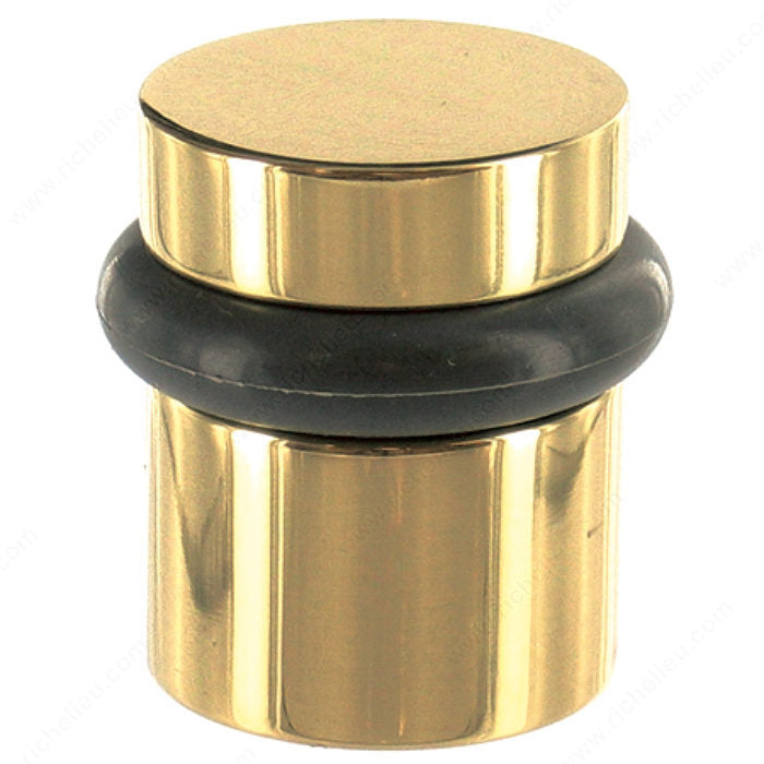Richelieu MV2325605 Cylindrical Door Stop, Polished Brass