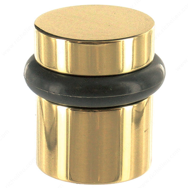 Richelieu MV2325605 Cylindrical Door Stop, Polished Brass