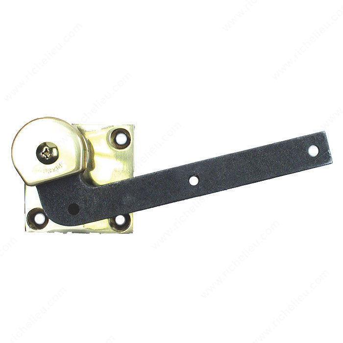 Richelieu RX117LDBZ 3/4" Offset Single-Acting Door Pivot - Floor Mounted, Oil-Rubbed Bronze, Left-Handed