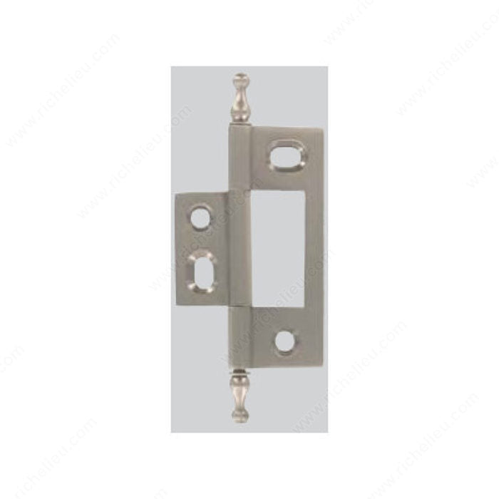 Richelieu HB2515TMOB Solid Brass Hinge - Minaret Tip - Non-Mortise, Oil-Rubbed Bronze