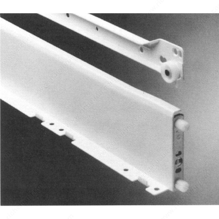 Grass GR6136350 Zargen Drawer Slide, 13 3/4 in, Standard Panels, 4 19/32 in, 13 3/4 in