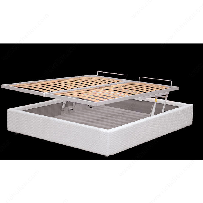 Richelieu WEBKIT1010762 Bed with Kangaroo Storage Set with 2 Opening Positions, 110 lb, Double (54 in x 75 in), 76 in, 55 1/8 in, 56 1/4 in, 78 in