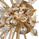 Elk 12763/4 Starburst 26'' High 4-Light Sconce - Satin Brass